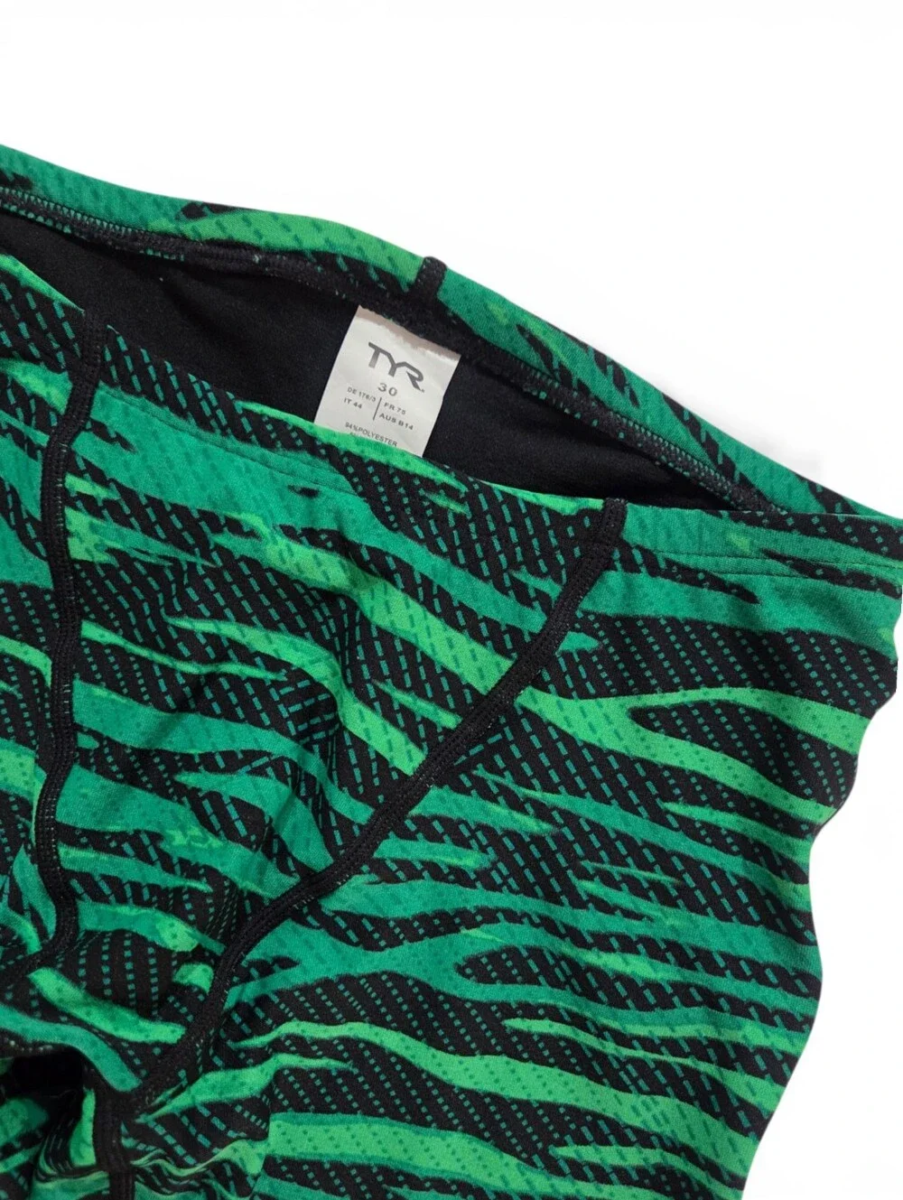 NWT‎ TYR Men's 30 Crypsis Durafast Elite Jammer Swim Racing Cycling Bike Shorts
